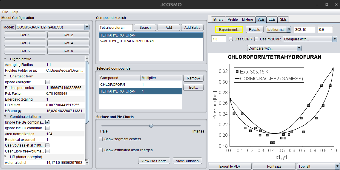 Load VLE Experiment